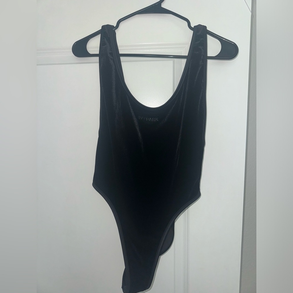IVY PARK VELVET BODYSUIT